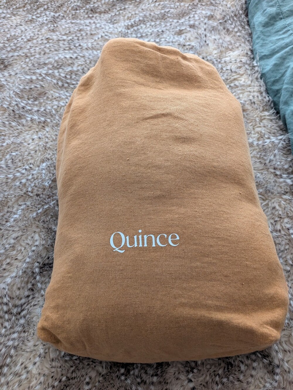 Quince European Linen Sheet Set Queen - Picture 4 of 6